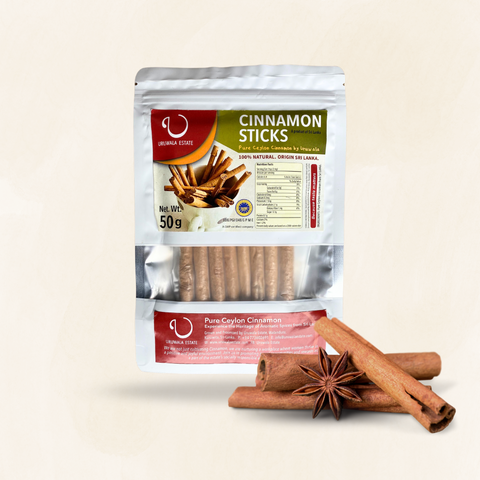URUWALA PREMIUM CEYLON CINNAMON – 50Grams