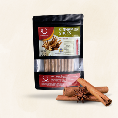 URUWALA PREMIUM CEYLON CINNAMON – 50Grams