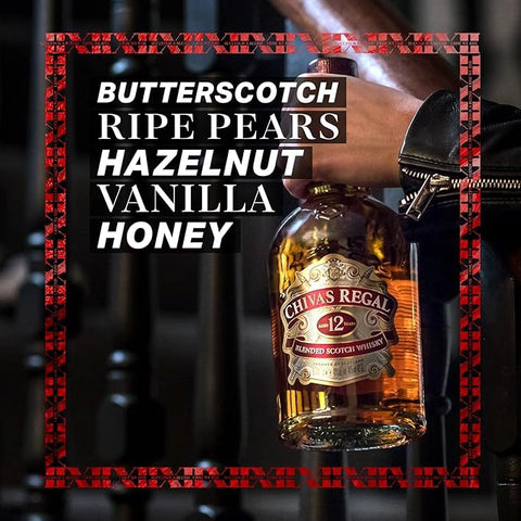 Chivas Regal 12 Year Old Blended Scotch Whisky 4.5L with Box and Stand