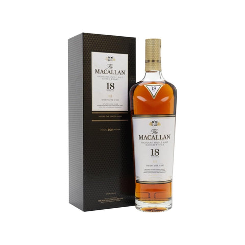 The Macallan 18 Year Old Sherry Oak Cask Whisky 70cl